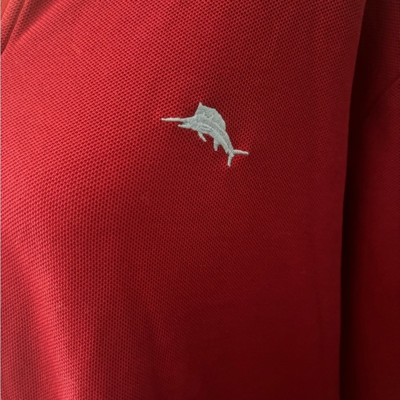 Tommy Bahama Men's Red Half-Zip Sweater size Large - Picture 2 of 5